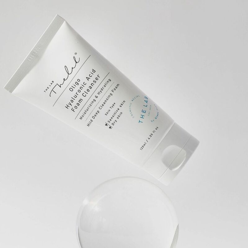 Bọt Rửa Mặt THE LAB Oligo Hyaluronic Acid Foam Cleanser Sạch Sâu, Dưỡng Ẩm 120ml