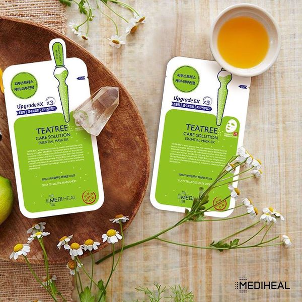 Mặt nạ Mediheal Upgrade EX X3 - Teatree Care Solution Essential Mask EX 10 PCS