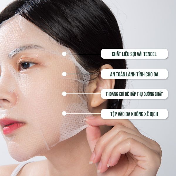 Mặt Nạ Caryophy Portulaca Mask Sheet Giảm Mụn, Mờ Thâm & Dưỡng Da Ẩm Mịn 22g - 1 PCS