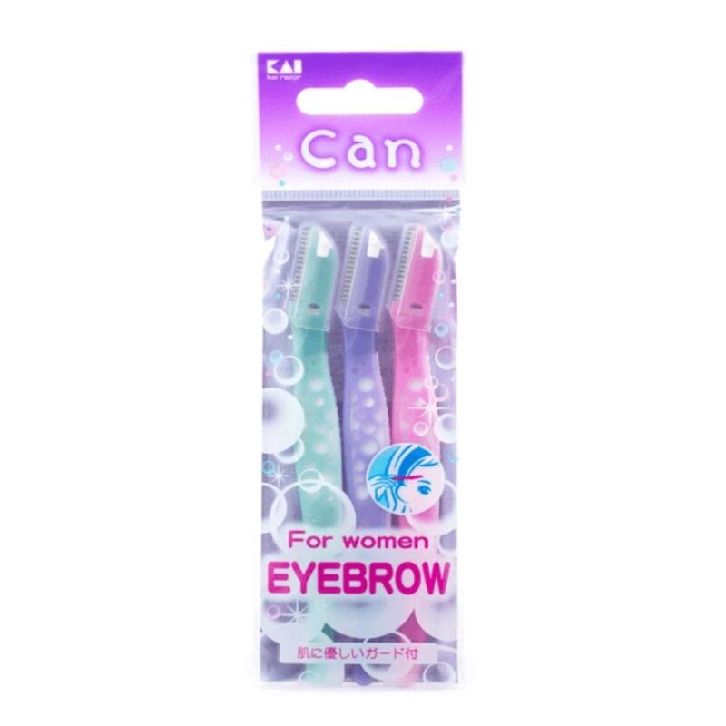 Set 3 Dao Cạo Lông Mày & Mặt Kai Can For Women Face