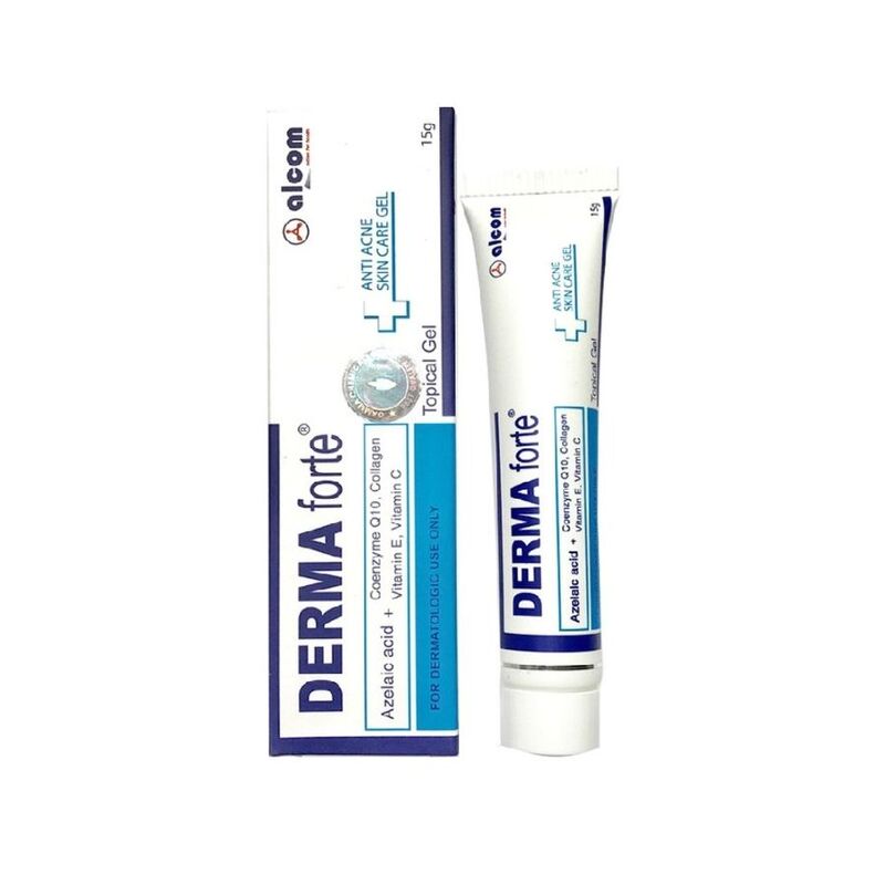 Gel Dưỡng Alcom DERMA FORTE Hỗ Trợ Giảm Mụn, Giảm Thâm 15g
