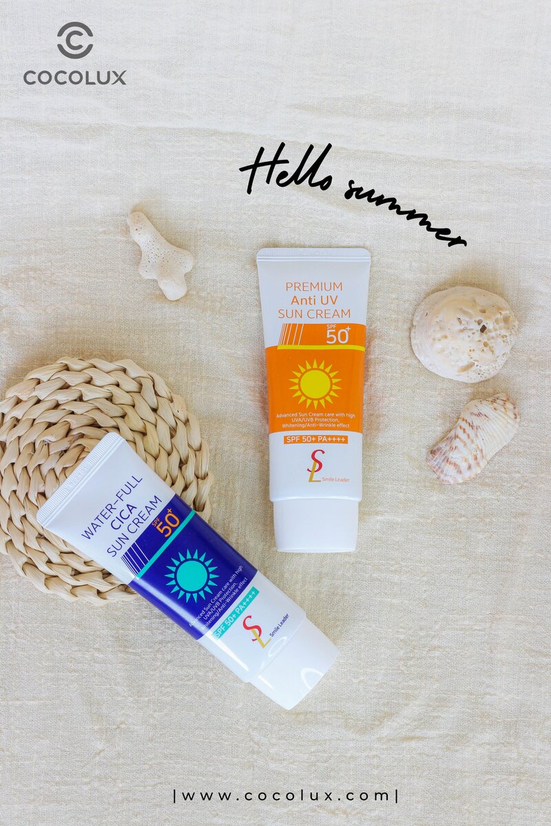Kem Chống Nắng Smile Leader Premium Anti UV Sun Cream SPF 50+ PA++++ 