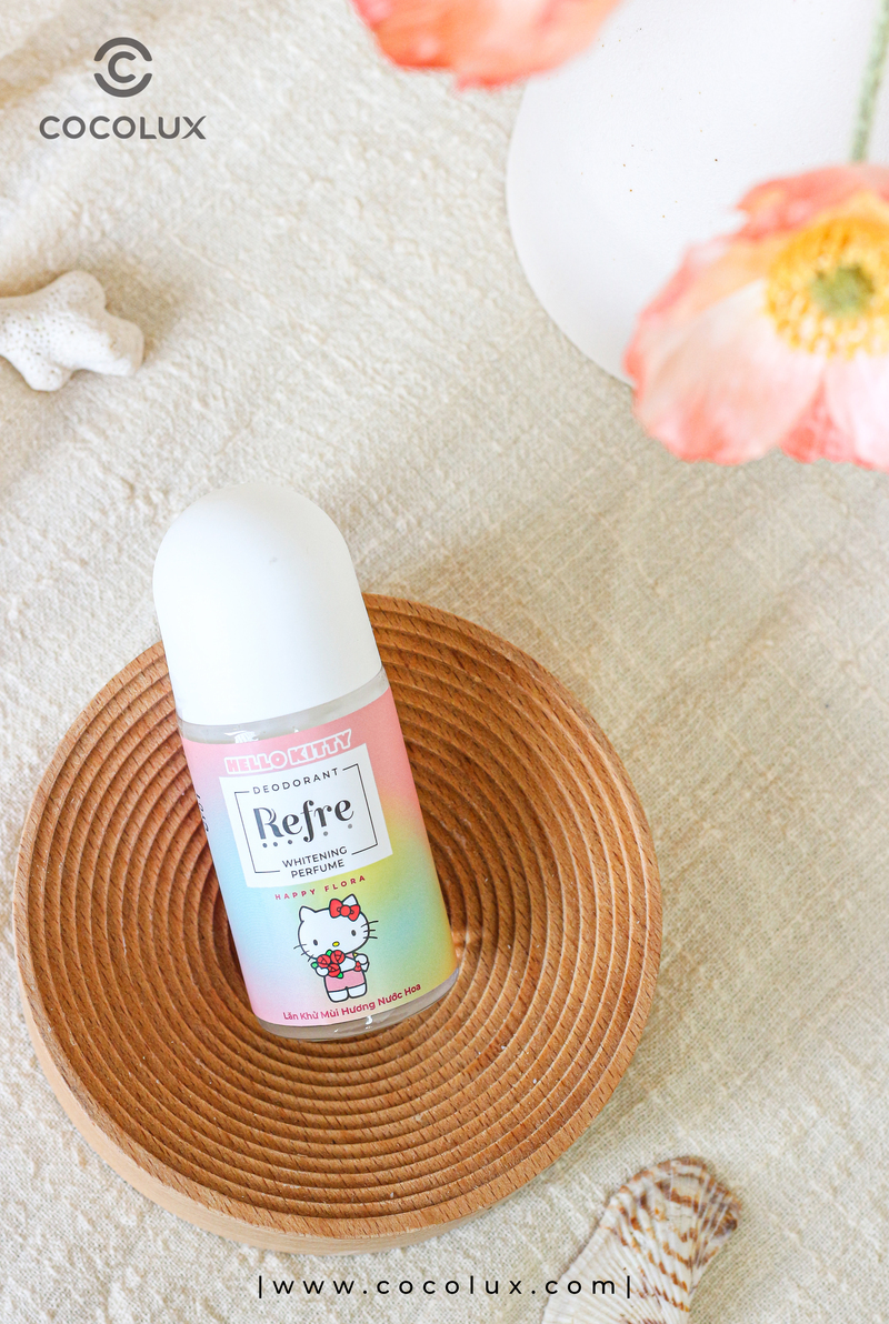 Lăn Khử Mùi Refre x Hello Kitty Hương Hạnh Phúc 40ml