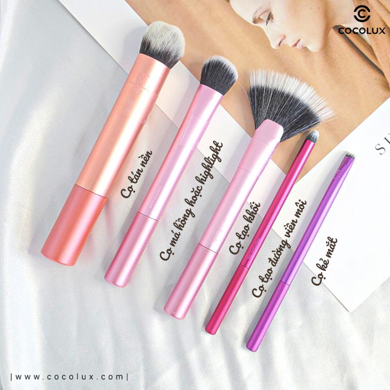 Bộ Cọ Trang Điểm Real Techniques Artist Essentials 5 Cây