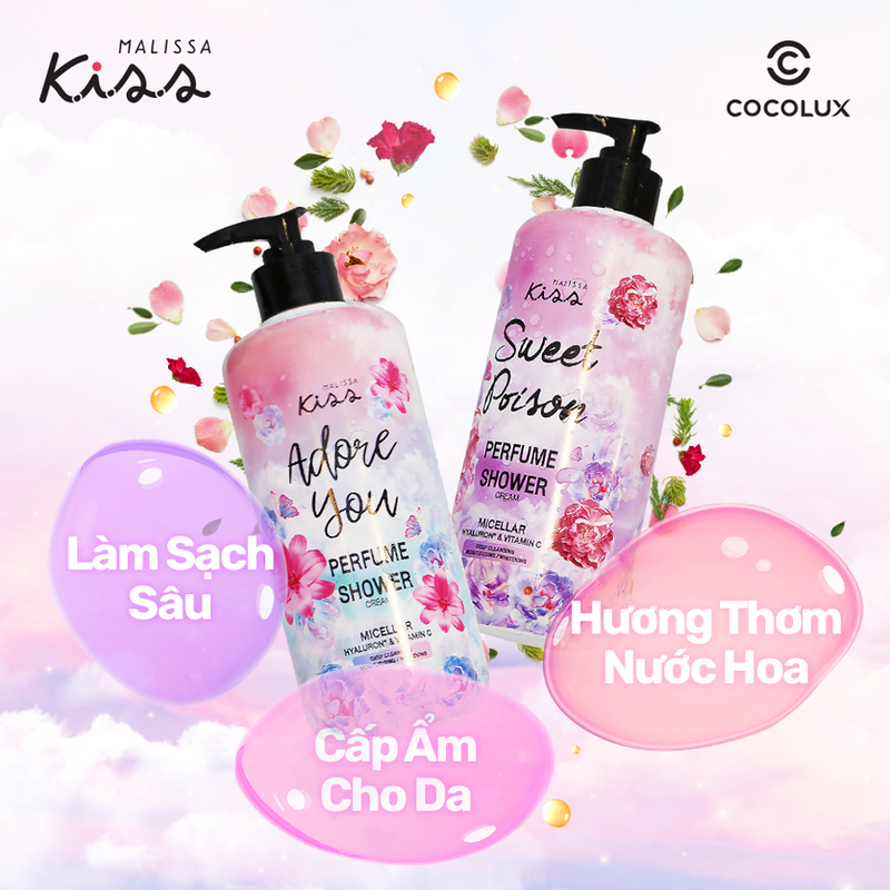 Sữa Tắm Malissa Kiss Hương Nước Hoa - Sweet Poison