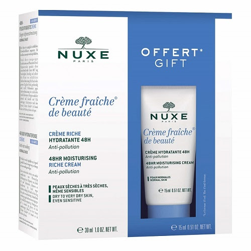 Kem Dưỡng Nuxe Cấp Ẩm, Làm Dịu Da 48h Cho Da Thường 30ml