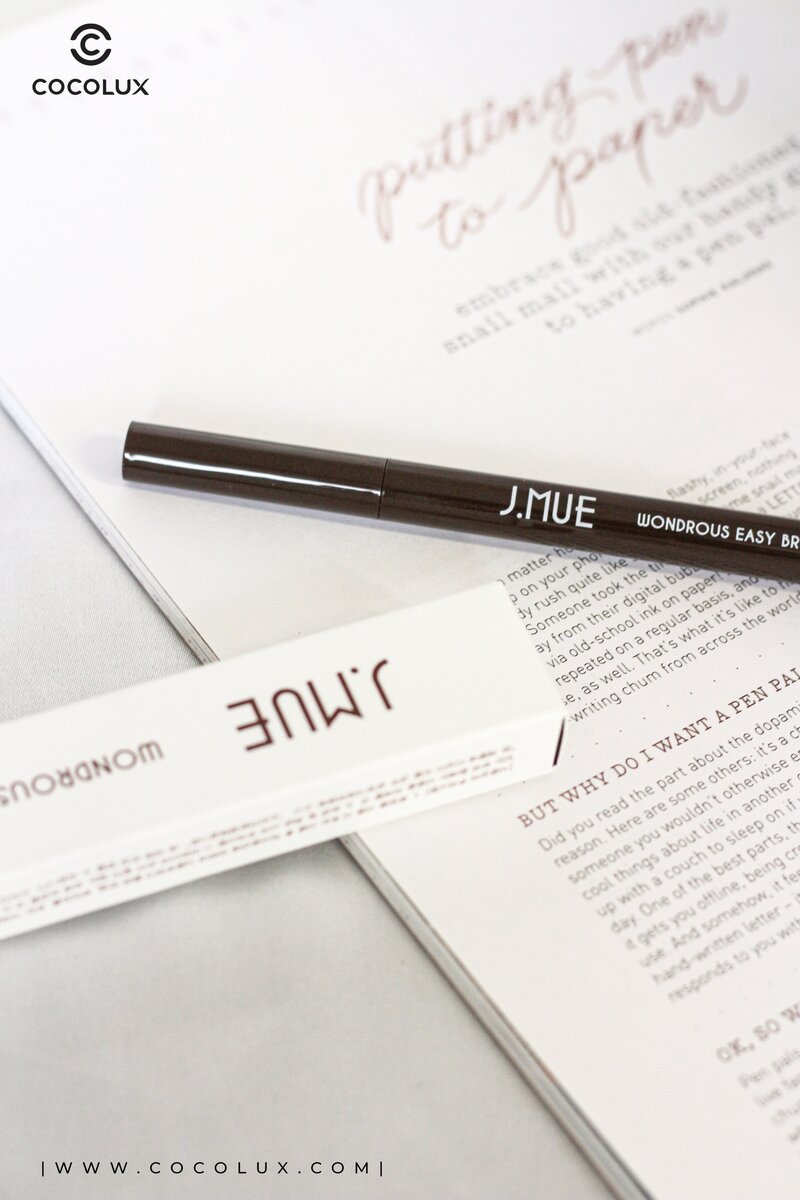 Dạ Kẻ Mắt J.MUE Wondrous Easy Brushliner Nét Nhỏ Nâu 0.5g