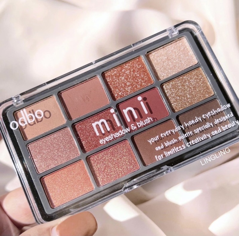 Phấn Mắt Odbo Mini Eyeshadow & Blush OD1045 #01