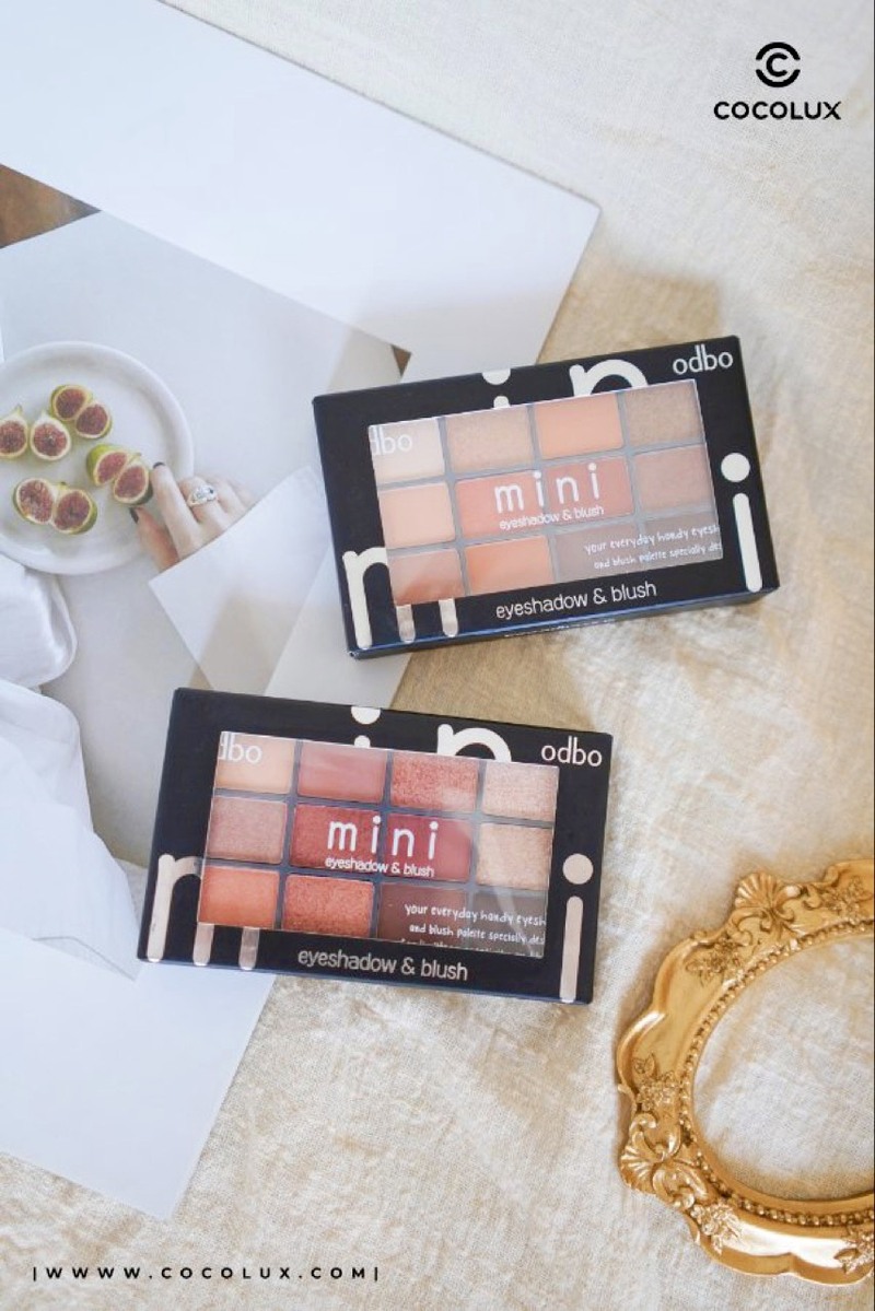 Phấn Mắt Odbo Mini Eyeshadow & Blush OD1045 #01