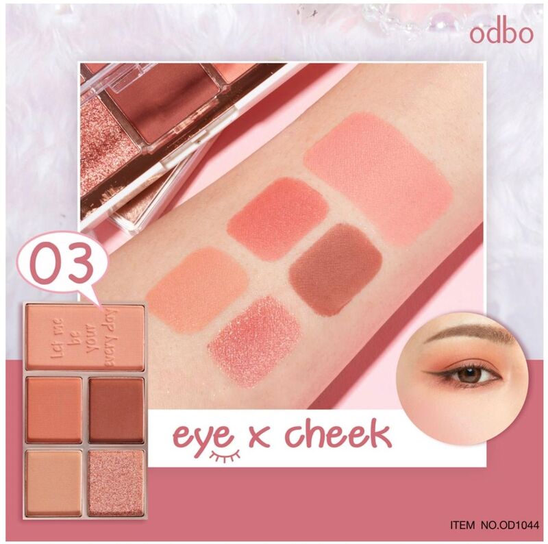 Phấn mắt Odbo Eye x cheek - 03