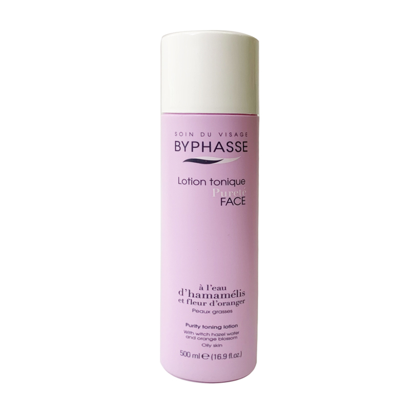 Nước Hoa Hồng Byphasse Chiết Xuất Cây Phỉ Và Hoa Cam 500ml