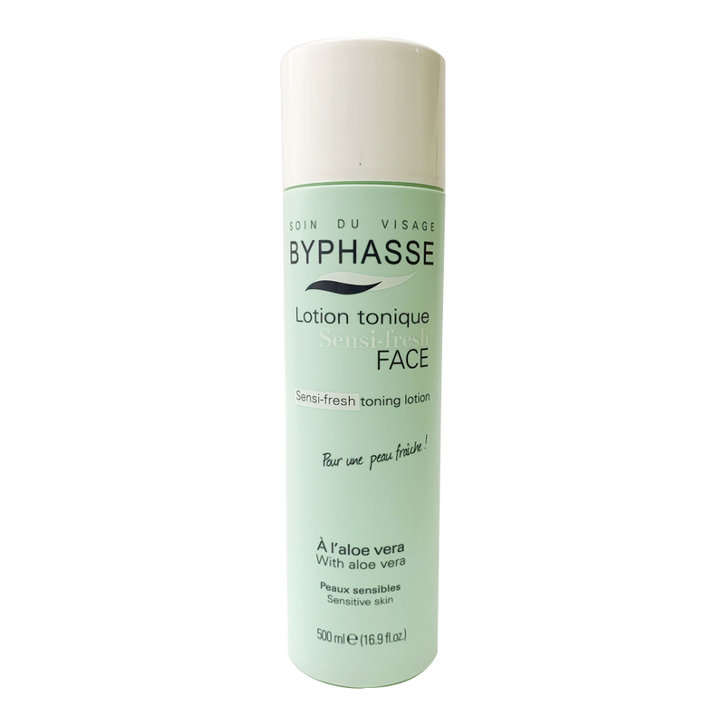 Nước Hoa Hồng Byphasse Sensi-Fresh Toning Lotion Cho Da Nhạy Cảm Chiết Xuất Lô Hội 500ml