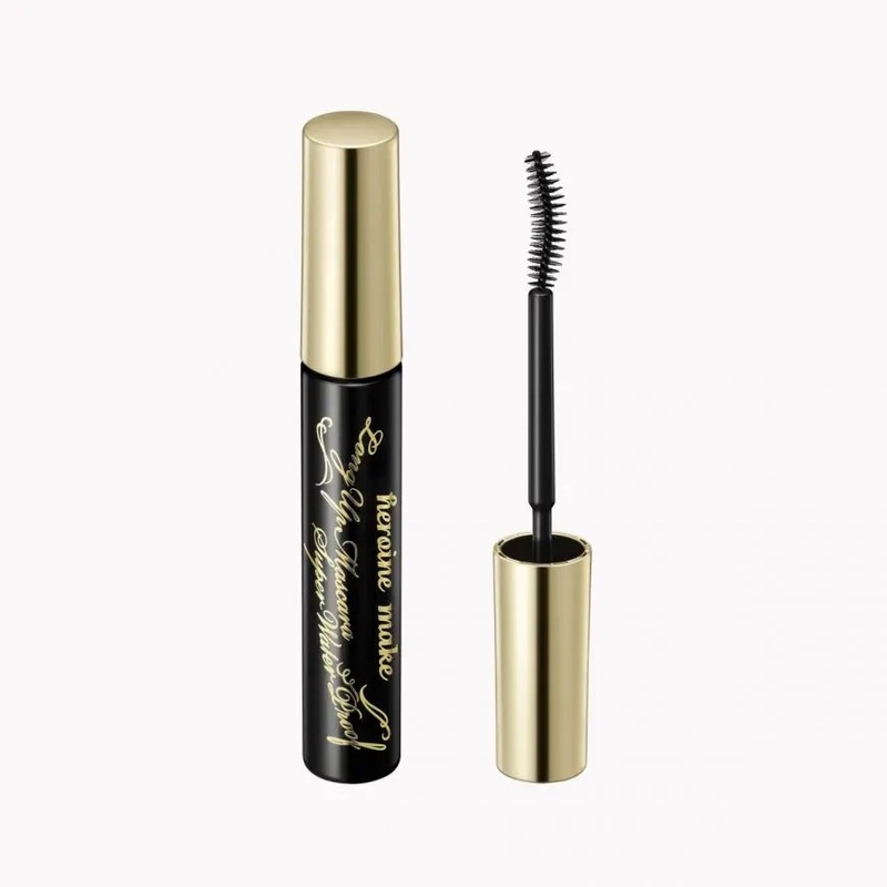 Mascara Kiss Me Heroine Super WP Dạng Màng Film Chống Trôi Siêu Bền Nâng Cong và Dài Mi Màu Hồng 6g