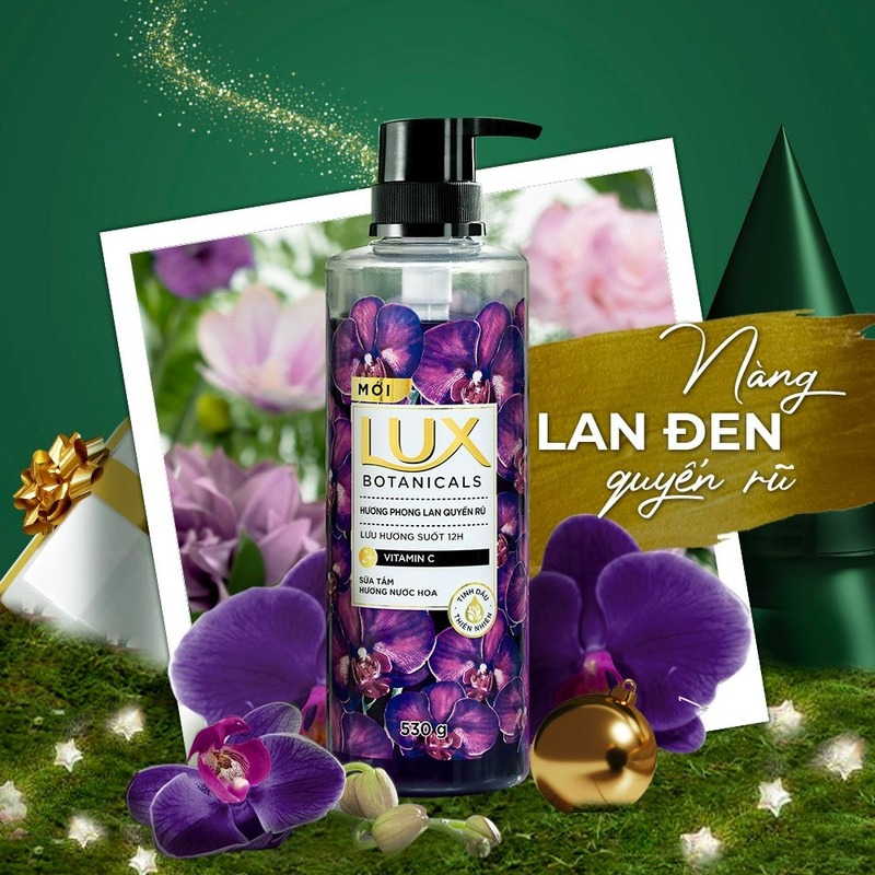 Sữa Tắm Lux Botanicals Cao Cấp Hương Phong Lan Quyến Rũ 530g