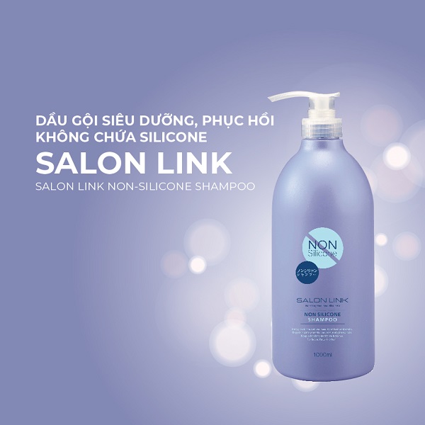 Dầu Gội Salon Link Non-Silicone Shampoo Siêu Dưỡng, Phục Hồi Không Chứa Silicone 1000ml