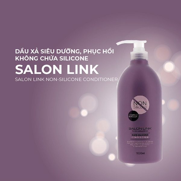 Dầu Xả Salon Link Non-Silicone Conditioner Phục Hồi Mái Tóc Hư Tổn 1000ml