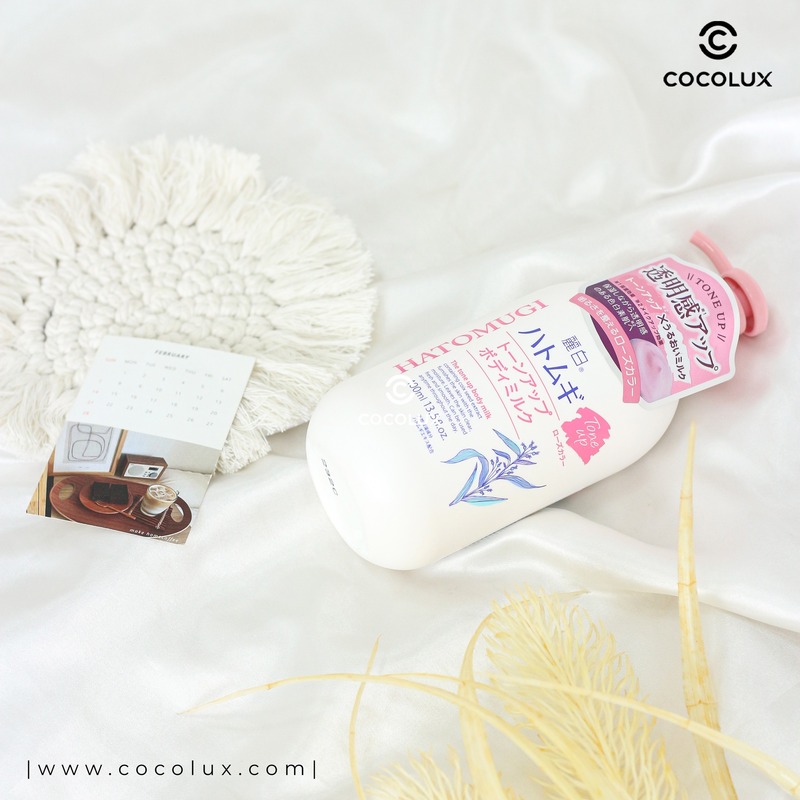 Sữa Dưỡng Thể Hatomugi The Tone Up Body Milk Dưỡng Trắng Nâng Tone 400ml