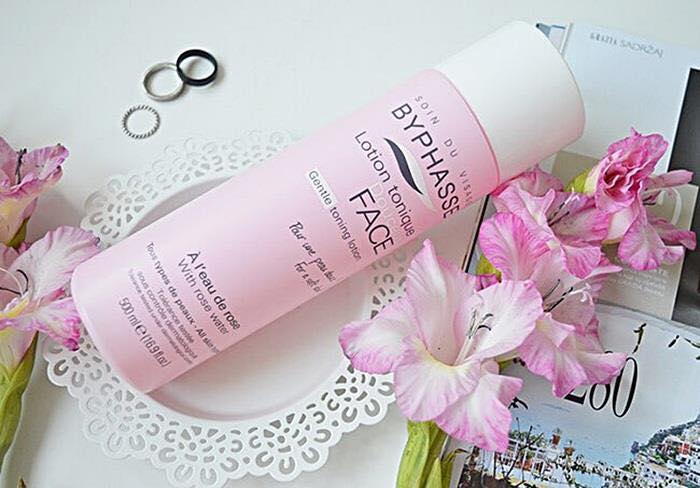 Nước Hoa Hồng Byphasse Lotion Tonique Douceur Cho Mọi Loại Da Chiết Xuất Hoa Hồng 500ml
