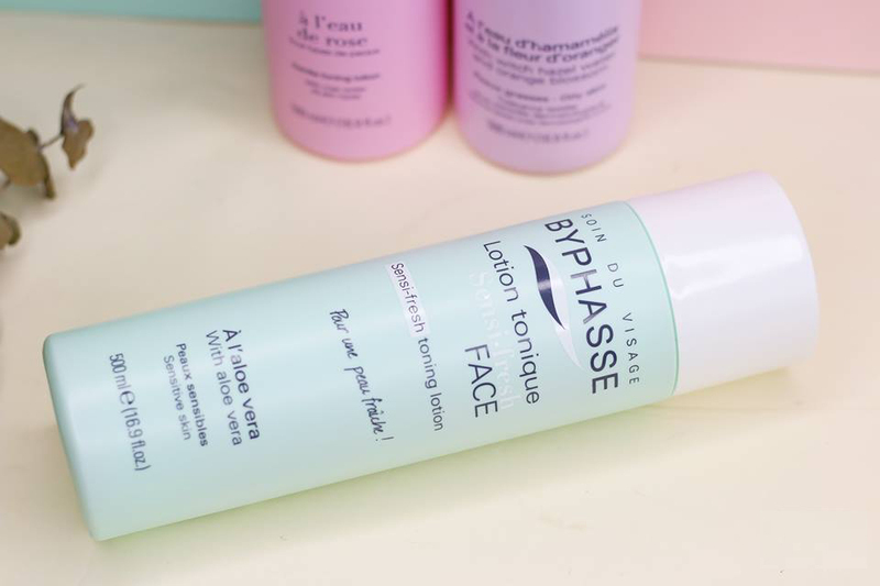 Nước Hoa Hồng Byphasse Sensi-Fresh Toning Lotion Cho Da Nhạy Cảm Chiết Xuất Lô Hội 500ml
