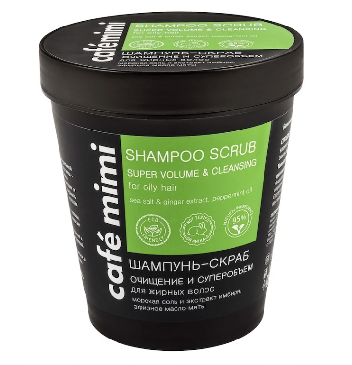 Dầu Gội Tẩy Tế Bào Chết Da Đầu Cafe Mimi Shampoo Scrub 330g