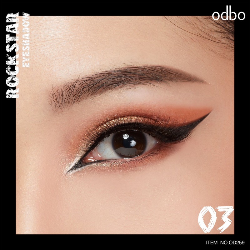 Phấn Mắt Odbo Rockstar Eyeshadow 03 9 Ô 18g 