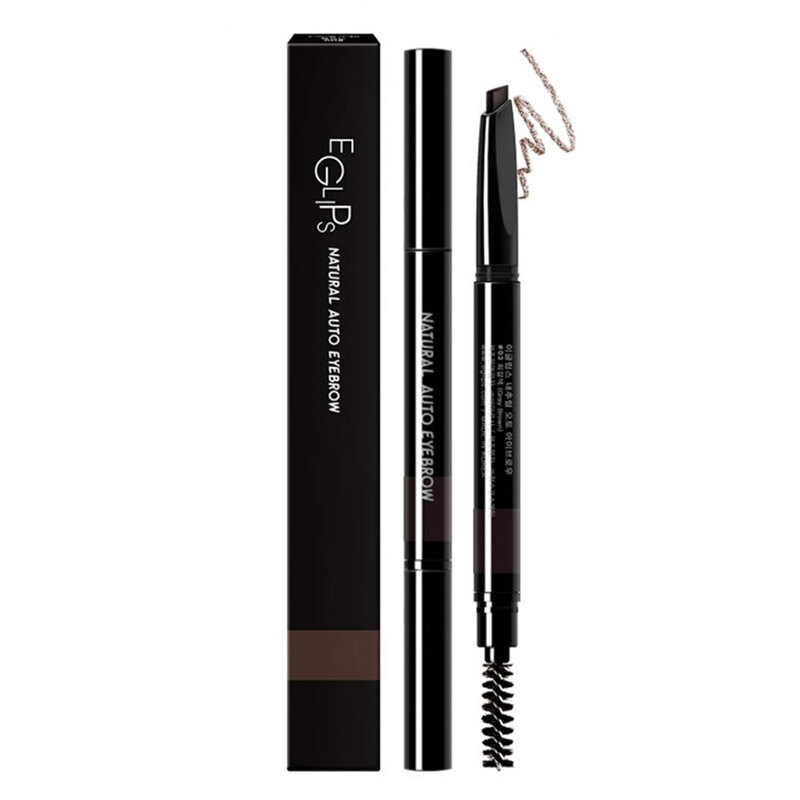 Chì Kẻ Mày Eglips Natural Auto Eyebrow 03 Gray Brown 2 Đầu