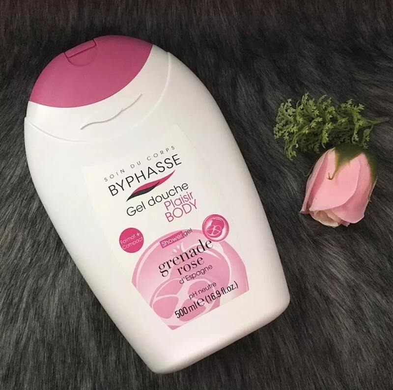 Sữa Tắm Byphasse Plaisir Shower Gel Grenade Rose Hương Lựu Hồng 500ml