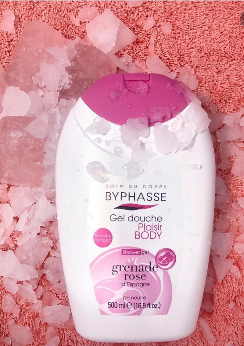 Sữa Tắm Byphasse Plaisir Shower Gel Grenade Rose Hương Lựu Hồng 500ml