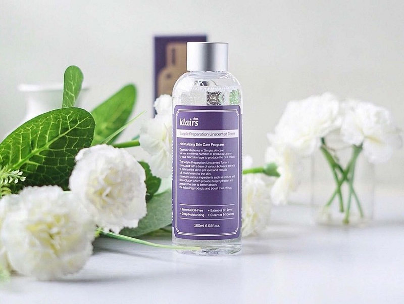Nước Hoa Hồng Klairs Supple Preparation Unscented Toner Không Mùi 180ml