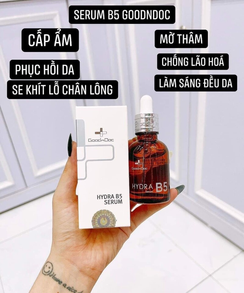 ​​Tinh Chất GoodnDoc Hydra B5 Serum Cấp Nước Và Phục Hồi Da 30ml