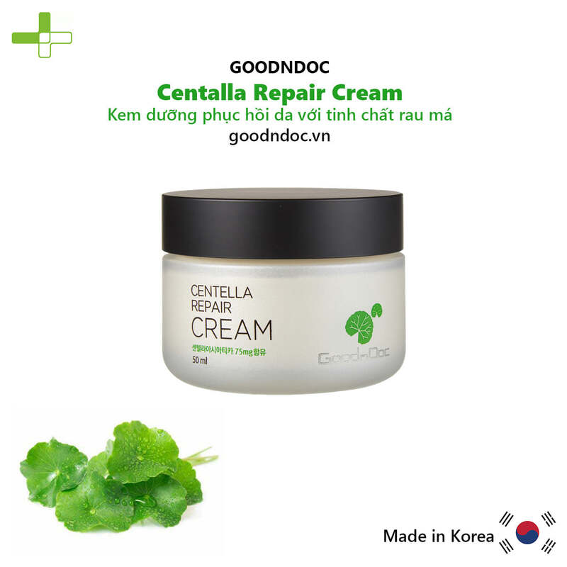 Kem Dưỡng GoodnDoc Centella Repair Cream Phục Hồi Dưỡng Trắng 50ml