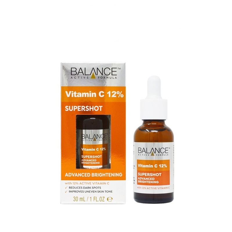 Tinh Chất Balance Active Formula Vitamin C 12% Supershot Advanced Brightening Serum 30ml