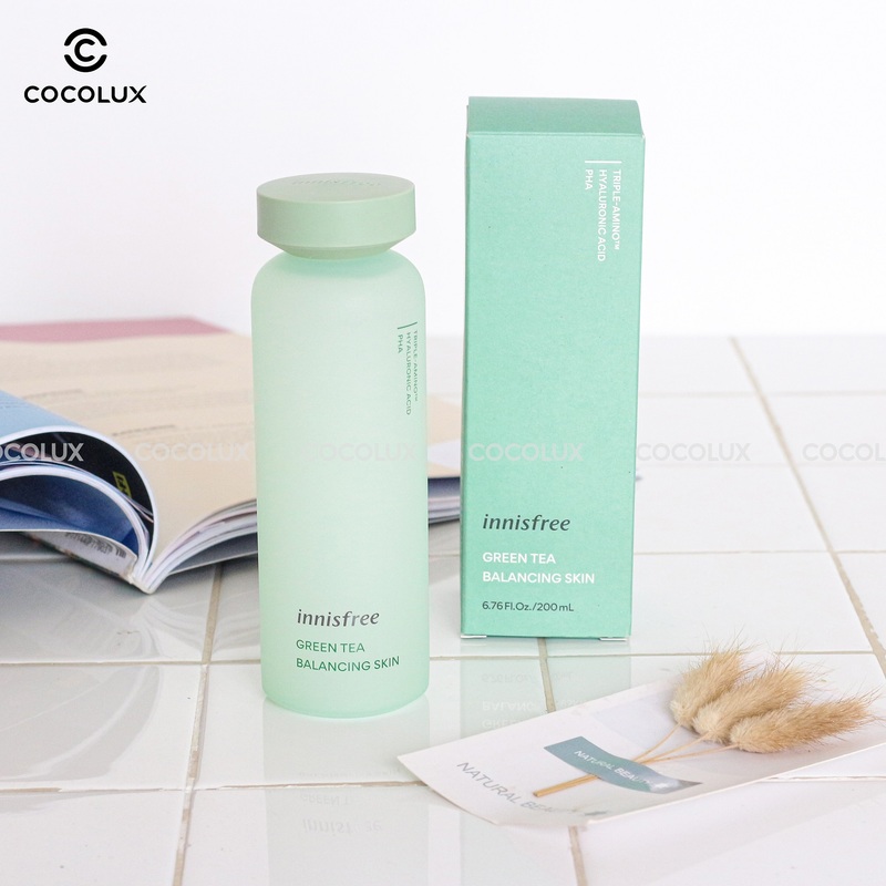 Nước Hoa Hồng Innisfree Green Tea Balancing Skin 200ml