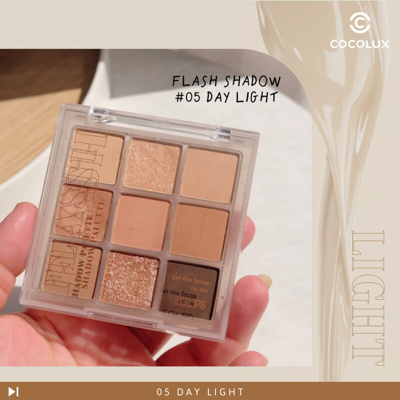 Phấn Mắt Eglips Flash Shadow Palette - 05 Day Light
