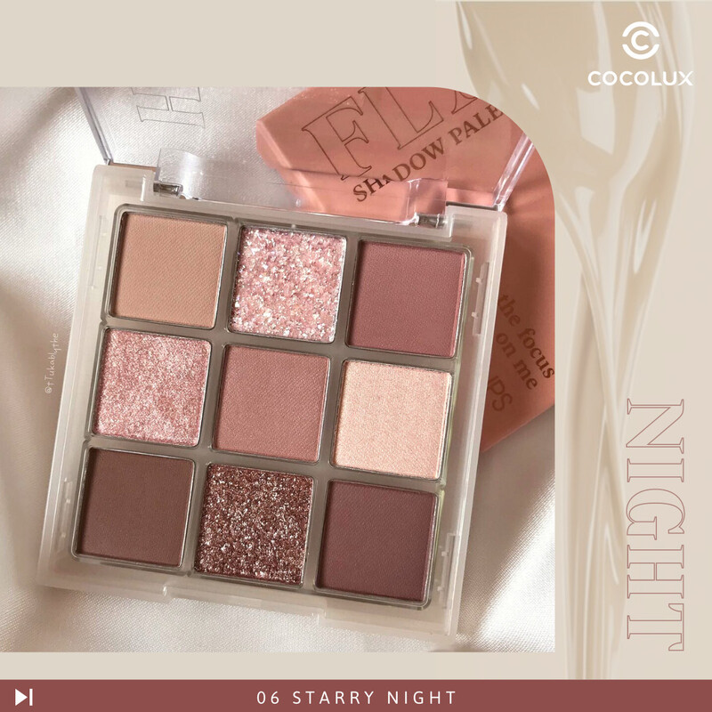 Phấn Mắt Eglips Flash Shadow Palette - 06 Starry Night
