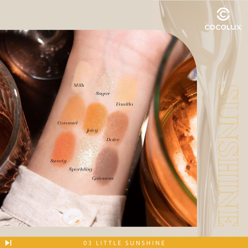 Phấn Mắt Eglips Flash Shadow Palette - 03 Little Sunshine