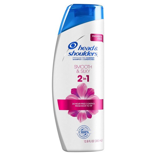 Dầu Gội & Xả Head & Shoulders Smooth & Silky 2in1 Suôn Mềm Óng Mượt 380ml