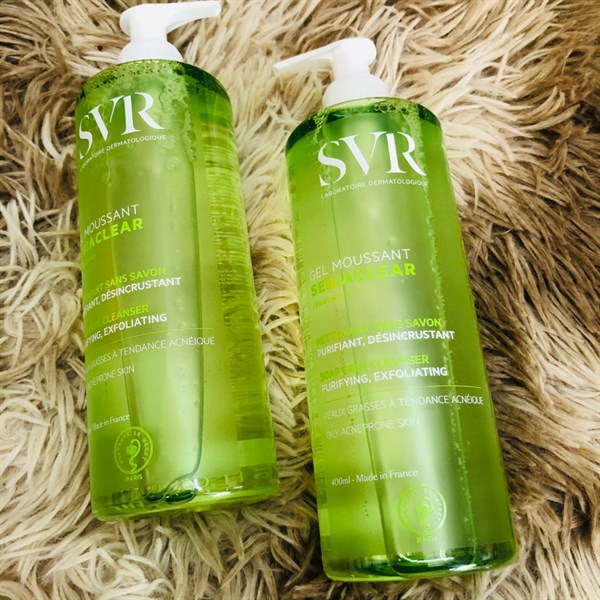 Gel Rửa Mặt SVR Sebiaclear Gel Moussant Cho Da Dầu 400ml