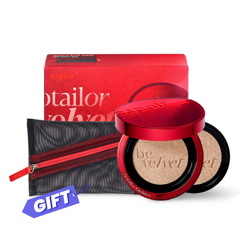 Phấn Nước Espoir Pro Tailor Be Velvet Cover Cushion SPF34 PA++ Tone 21