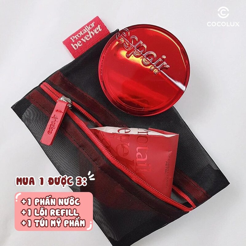 Phấn Nước Espoir Pro Tailor Be Velvet Cover Cushion SPF34 PA++ Tone 21
