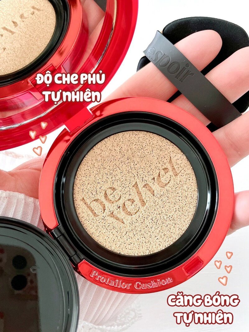 Phấn Nước Espoir Pro Tailor Be Velvet Cover Cushion SPF34 PA++ Tone 21