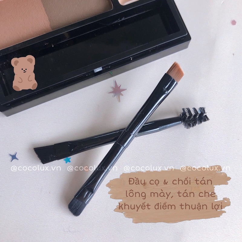 ​​Bột Tán Mày Vacosi Eyebrow Kit - 01 Light Brown