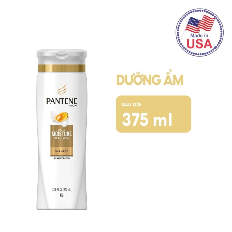 Dầu Gội Pantene Daily Moisture Renewal Shampoo Dưỡng Ẩm Tóc 375ml