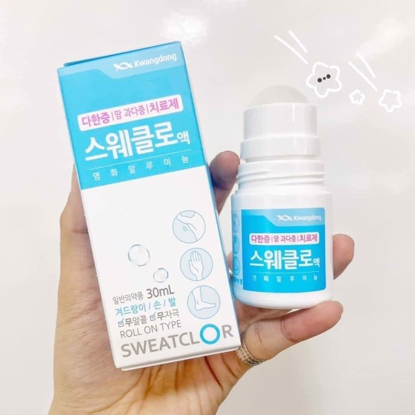 Lăn Khử Mùi Kwangdong Roll On Type Sweatclor Hàn Quốc 30ml