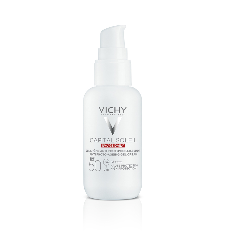 Gel Chống Nắng Vichy Capital Soleil UV Age Daily SPF 50 PA++++ Giảm Thâm Nám, Đốm Nâu 50ml
