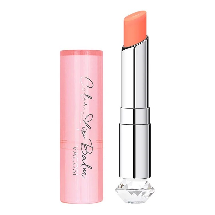 Son Dưỡng Môi Vacosi Color Lipbalm 02 Soft Peach Có Màu 3g