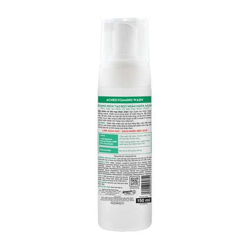 Dung Dịch Acnes Tạo Bọt Ngăn Ngừa Mụn 150ml