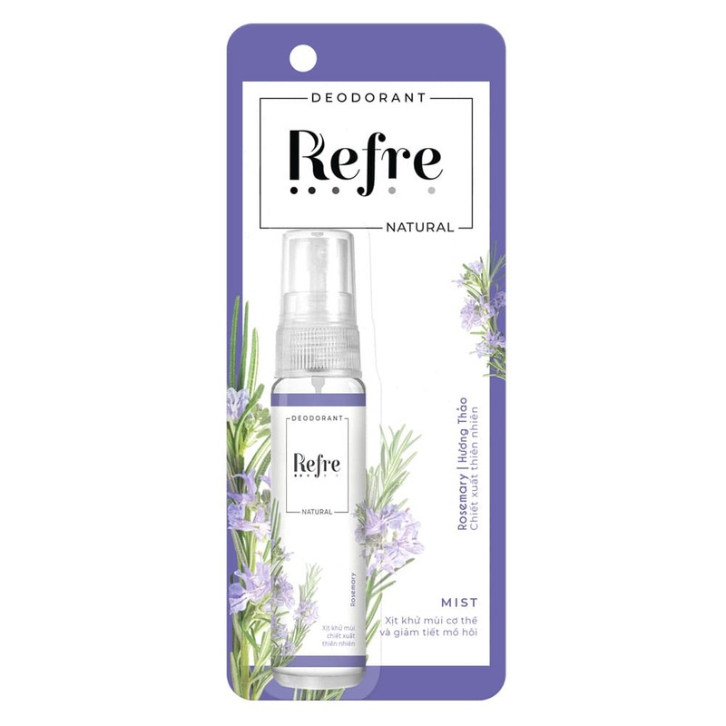 Xịt Khử Mùi Refre Hương Thảo 30ml