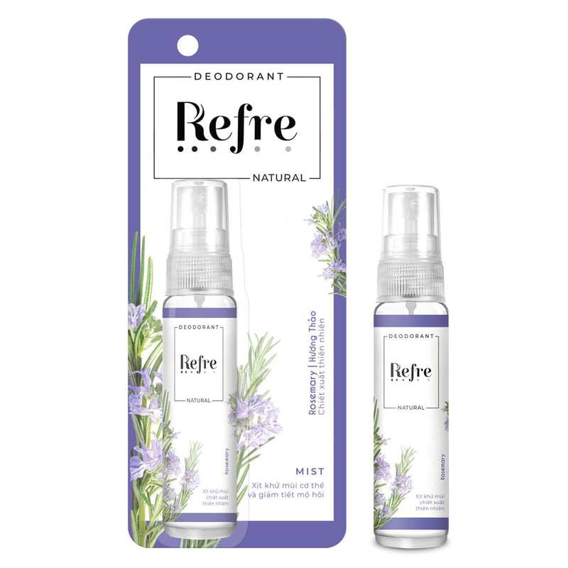 Xịt Khử Mùi Refre Hương Thảo 30ml