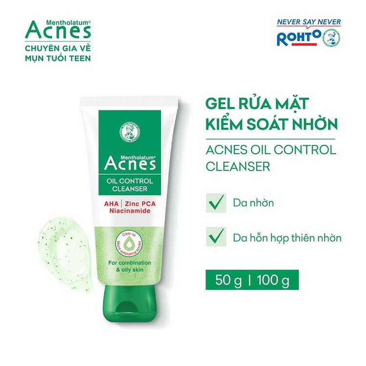 Gel Rửa Mặt Acnes Kiểm Soát Nhờn 100g
